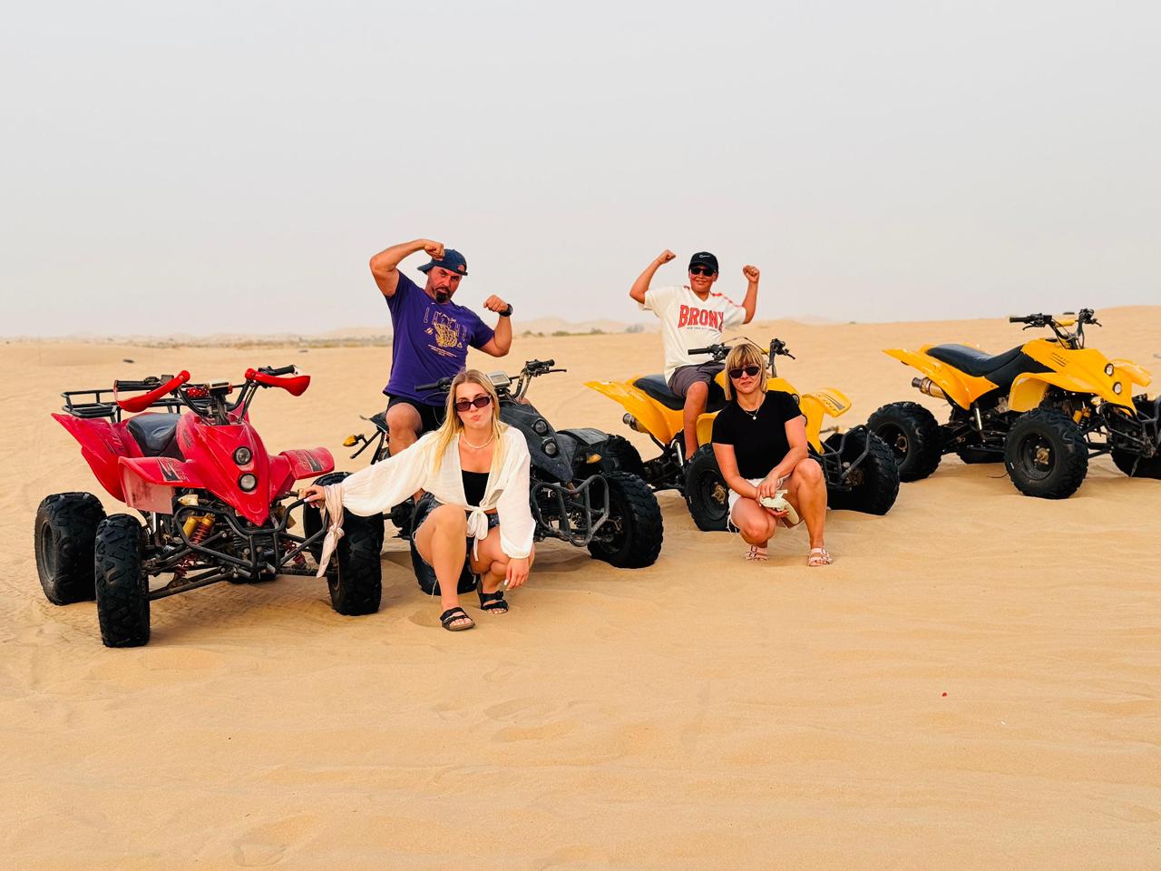 Morning Desert Safari With Quad Bike Abu Dhabi